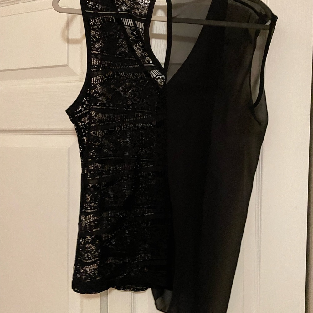 Sheer black tank